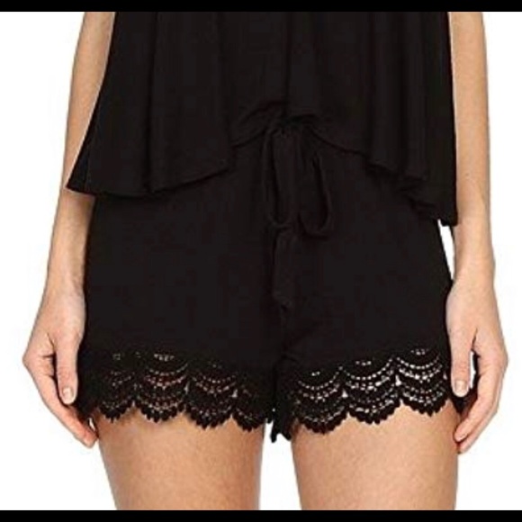 Betsey Johnson Other - Betsey Johnson Crochet trim Shorts XS